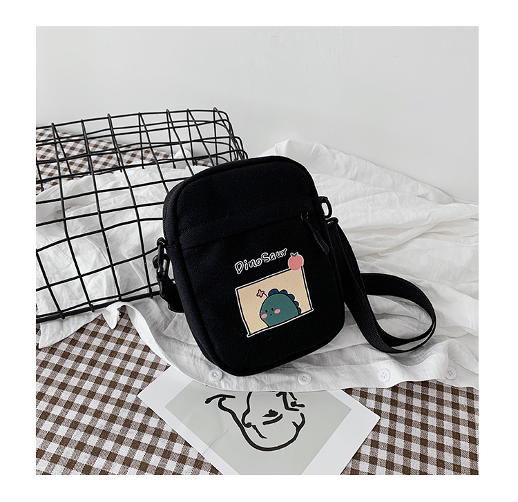 Summer small crossbody bag for girls, new small square crossbody bag for women, Japanese style small crossbody bag, casual retro style crossbody bag undefined