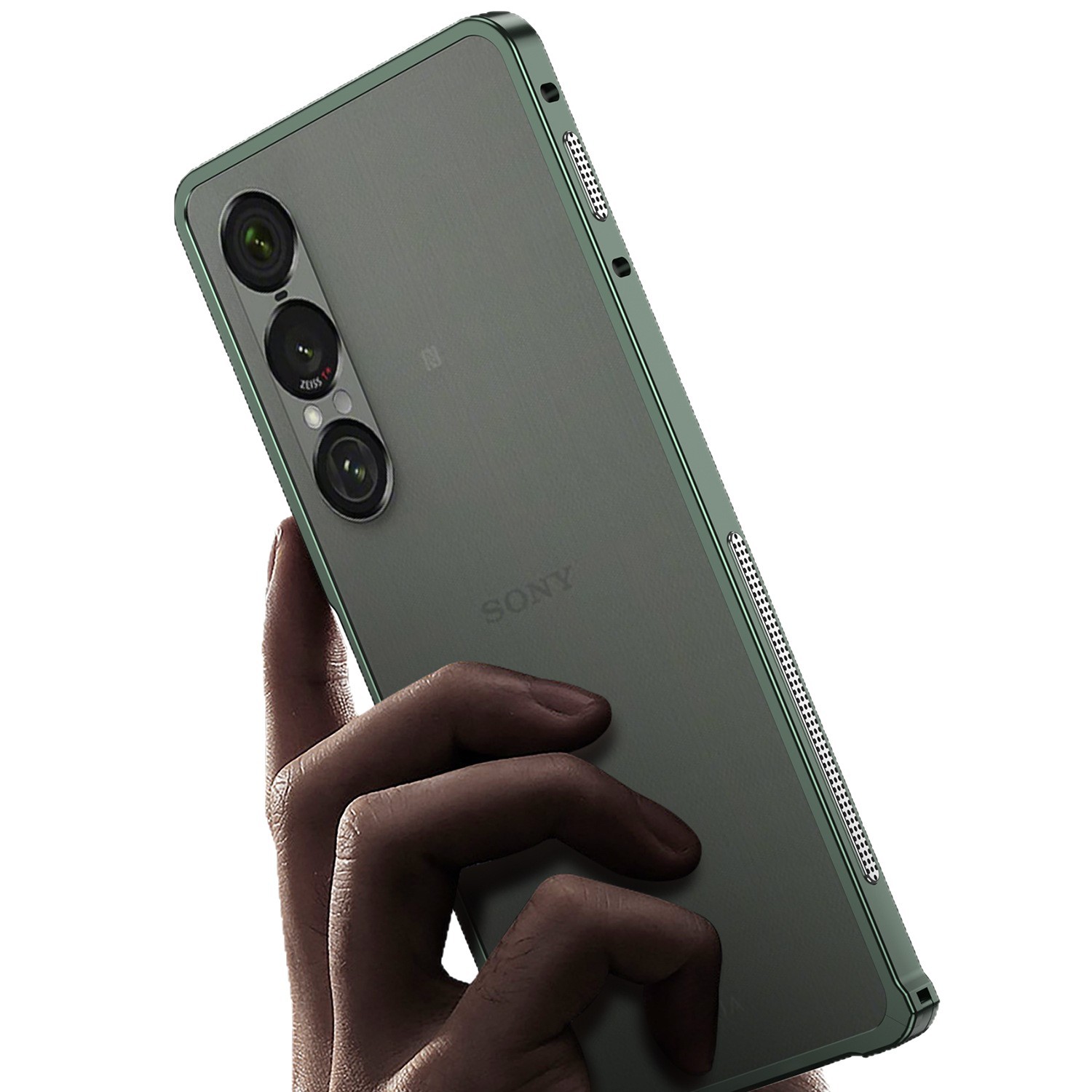 适用索尼Xperia1Vi海马扣边框壳Xperia1Vii金属手机壳Sony裸机感