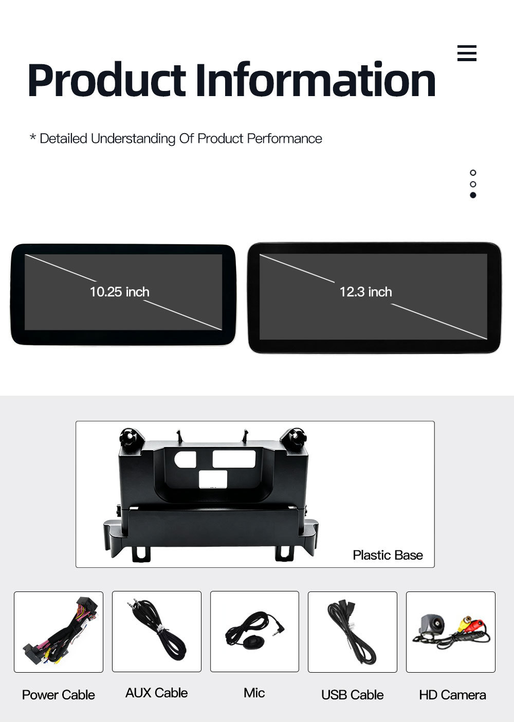 Suitable for Mercedes-Benz C-Class W205 S205 X253 Car Central Control Large-Screen Navigation All-In-One Player