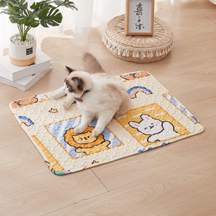 Pet floor mat dog cage mat non-slip cat sleeping mat cat dog cooling pad pet supplies wholesale