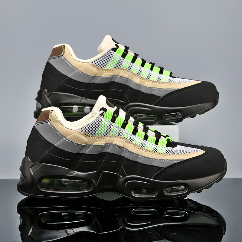 Nuevas zapatillas de deporte de moda transfronterizas, modelos de pareja, cojín de aire, zapatos de moda de todo fósforo, zapatos casuales transpirables para hombres, una generación NK95