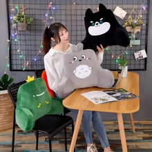 卡通腰靠办公室靠垫护腰孕妇腰垫汽车午休开车旅行护腰枕