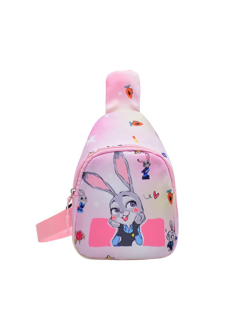 2026 nuevo nuevo bolso de pecho de dibujos animados para niños, bolso de hombro de moda para niños y niñas, bolso de cintura impreso para jardín de infantes