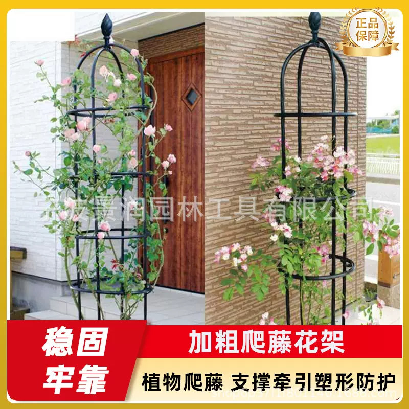 支架爬花架玫瑰花地藤架园艺欧式架藤加粗月季插式植物型U园艺爬