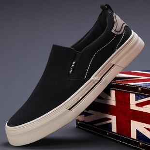 2025 New Autumn Men's Casual Fashion Versatile Canvas Shoes, Comfortable Flat Low-Top Sneakers for Men