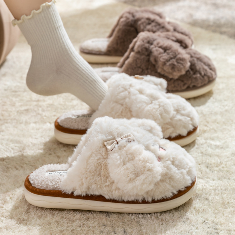 Cotton Slippers for Women Indoor Home 2025 New Home Autumn and Winter Outer Wear Warm Couple Men's Winter Slippers Cotton Slippers for Women Indoor Home 2025 New Home Autumn and Winter Outer Wear Warm Couple Men's Winter Slippers