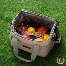 ✅新款亚马逊手提保温包防漏水冰包露营单肩饭盒野餐保冷午餐