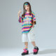 Children's Street Dance Performance Suit Children's Student Drum Performance Suit Boys and Girls Handsome Striped Hip-Hop suit