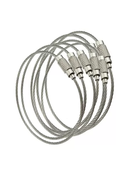 Stainless steel wire rope luggage strap, bag accessories, anti-theft buckle, multiple specifications available