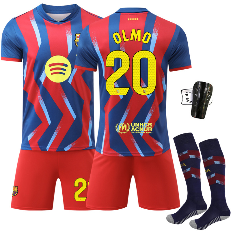 Conjunto de Uniforme de Fútbol N° 10 de Poliéster para Deporte y Fútbol