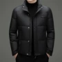 冬季保暖代发中年羽绒服