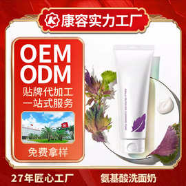 氨基酸洗面奶加工化妆品OEM补水保湿洁面乳正品洁面产品定制ODM