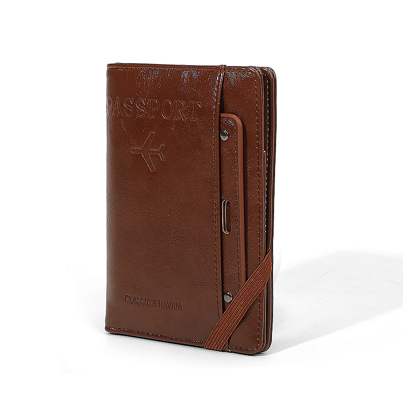 2025 nuevo clip de pasaporte de viaje, bolso de almacenamiento, bolso de tarjeta, todo en uno, clip de boleto portátil multifuncional para mujer de alto valor