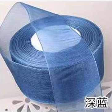 Liquidación al por mayor 4cm transparente hilo de nieve cinta flor regalo caja hornear cinta gasa hecha a mano arco cinta