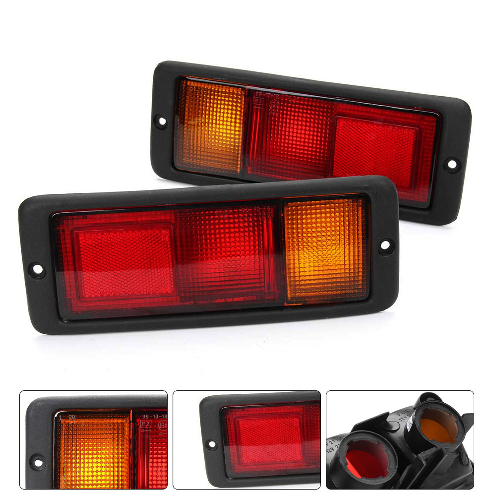 Aplicable a Mitsubishi 03 - 06 Pajero V31V32V33V46 Leopard Black King parachoques traseros lámpara de niebla