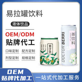 果蔬益生菌易拉罐饮料果味酵素果蔬汁 oem定制贴牌代加工