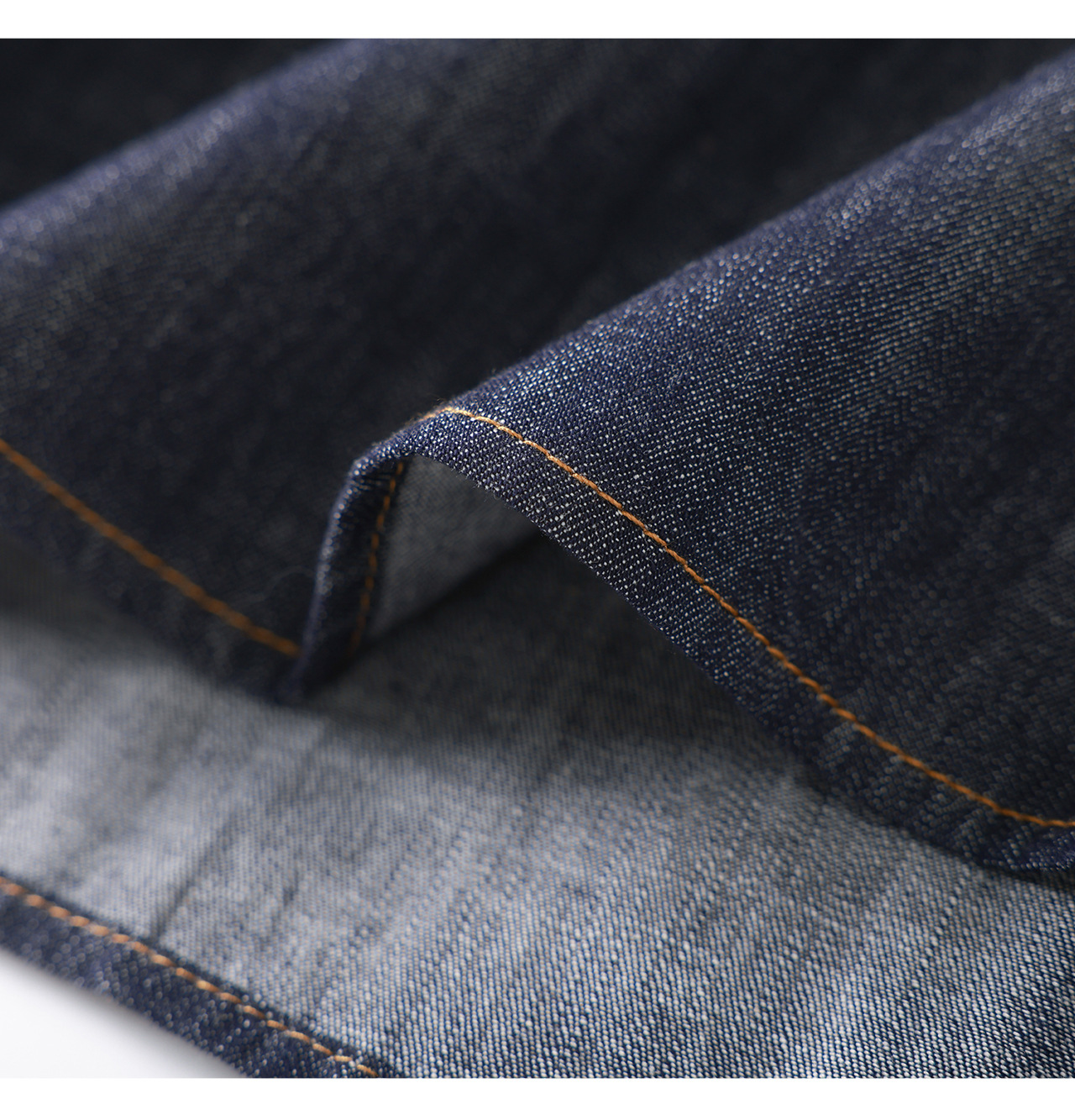 Váy denim nữ cổ ve sành điệu dáng suông midi — xanh đậm chi tiết 20