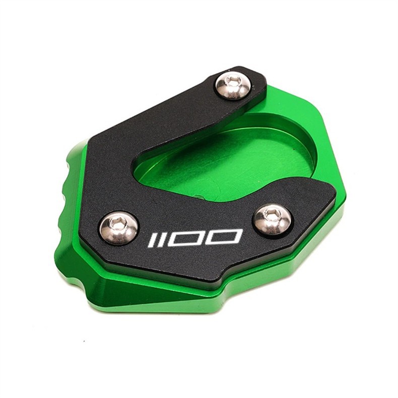 Kawasaki Versys1000/Se Versys1100 Aluminum Alloy Modified Side Stand with Enlarged Base + Valve Cover