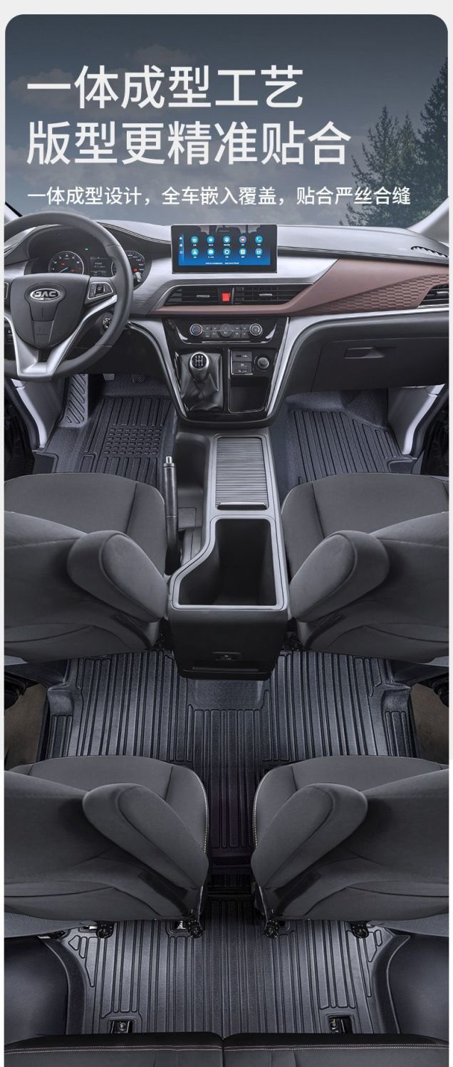 Suitable for Jac Refine M3 Floor Mats Surrounding Refine M3 Interior Accessories Tpe Car Floor Mats Trunk Mats