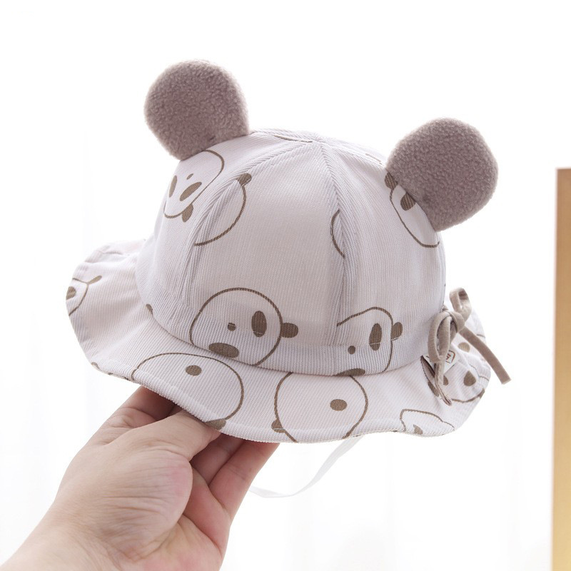 Sombrero de bebé primavera y otoño delgado bebé hombre lindo recién nacido pequeño mes de edad fuera pescador sombrero sombrero de sol invierno