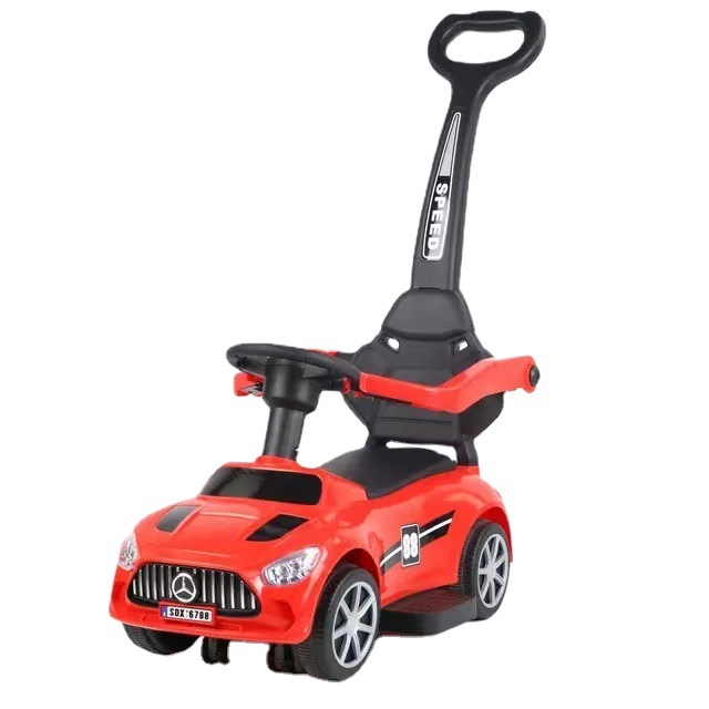 Carro para niños, coche torcido, 1-3 años, coche de juguete para bebés, coche, rueda universal, coche antideslizante