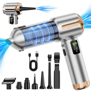 Avtomobil tozsoranı, ev üçün mini portativ, çoxfunksiyalı, elektrostatik, üfürmə, sorma, nasos, şarj, dördü birində