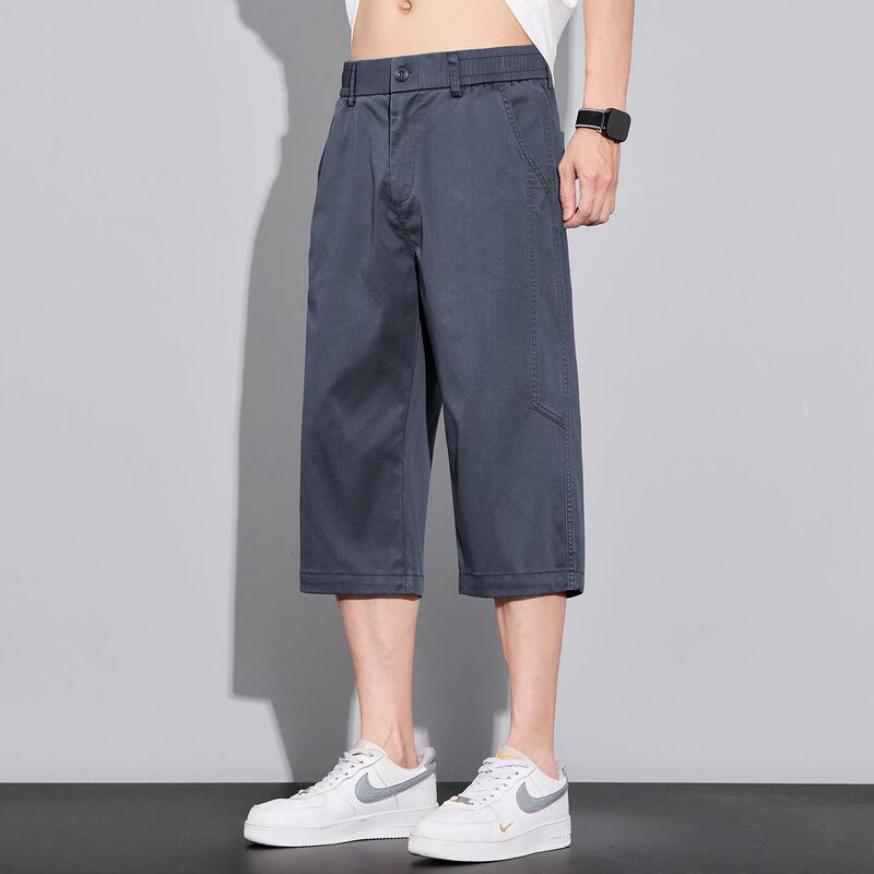 2026 Summer New Style Men's Breathable Casual Cropped Pants, Thin Light Business Straight-Leg Cropped Pants for Men 2026 Summer New Style Men's Breathable Casual Cropped Pants, Thin Light Business Straight-Leg Cropped Pants for Men