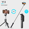 direct deal Y13 Bluetooth selfie Phone with fill-in light outdoors live broadcast Portable Integrated Tripod Bracket