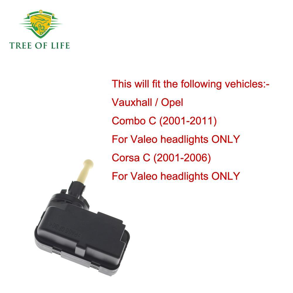 9114334 Motor de ajuste horizontal para faro Vauxhall / Opel Combo image 4