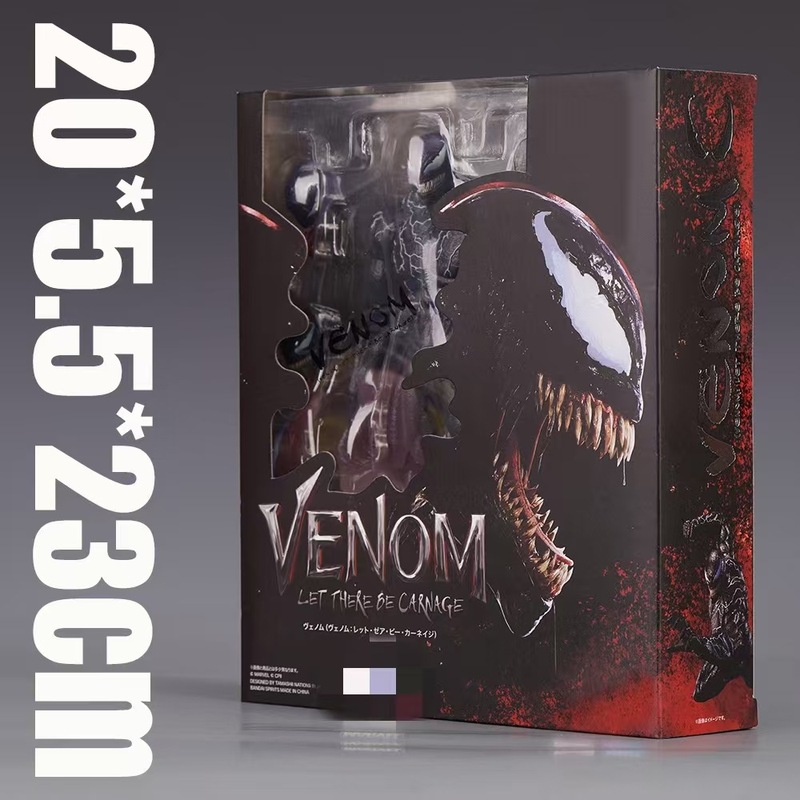 SHF毒2共生体漫威宇宙カリスマスパイダーマンVenom可動映画フィギュア玩具|undefined