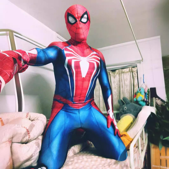 Miles Red Black Spider-Man All-inclusive Tight Halloween Parallel Universe Cosplay All-inclusive Tight