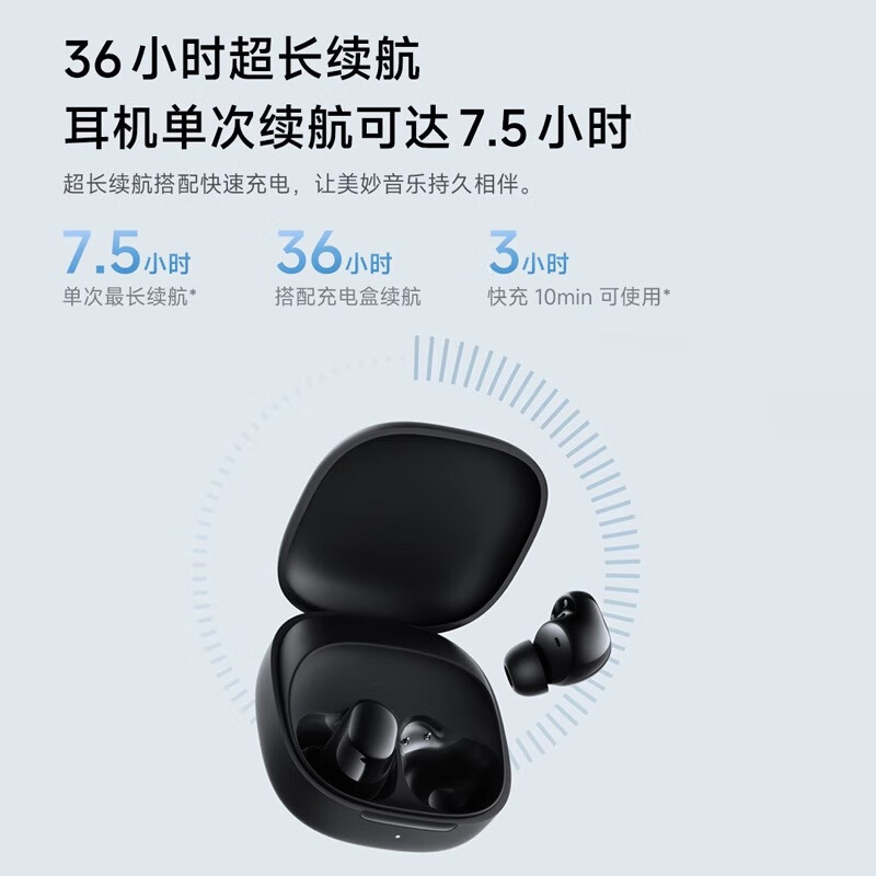 Redmi Buds Se ワイヤレス Bluetooth ヘッドセット インイヤー ミニ ノイズリダクション 長いバッテリー寿命のヘッドセット通話|undefined
