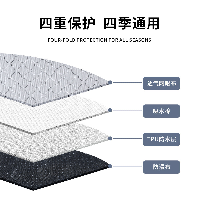 Transfronterizo pañal para mascotas lavable y reutilizable entrenamiento de perros pañal absorbente pañal impermeable de cuatro capas pañal gato