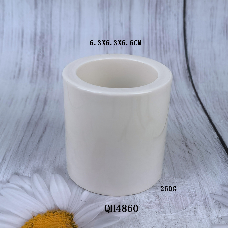 tecnología de transferencia de agua de mármol simple taza de cerámica de cera de soja taza vacía logotipo de cera de soja azul
