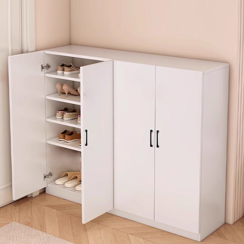 Household Shoe Cabinet Balcony Storage Cabinet Entrance Door Entrance Cabinet Multi-Layer Storage Cabinet Wall-Mounted Large-Capacity Shoe Rack