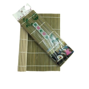 Green leather sushi shutter bamboo craft curtain kitchen gadget set-SG2424N-C2