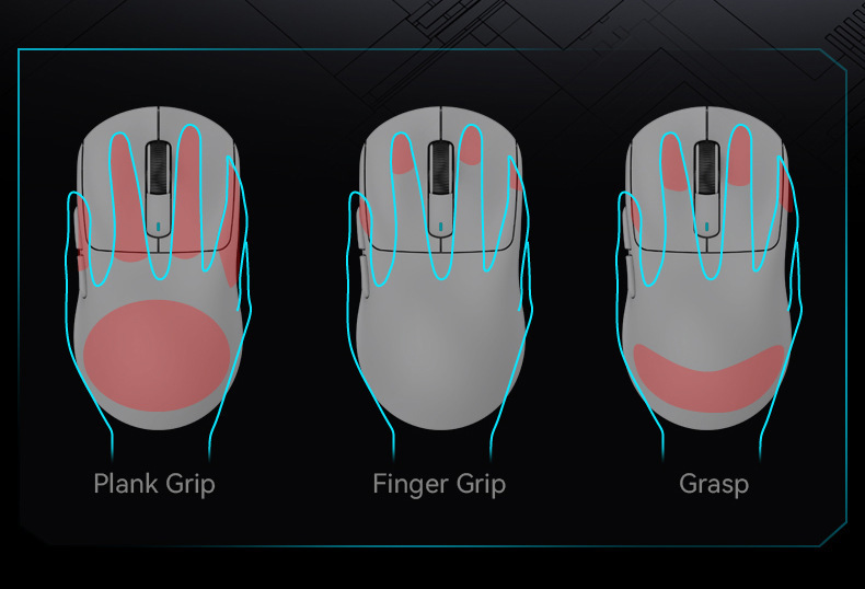 AttackShark X3 Mouse,Lightweight,PAW3395 Sensor,E-sports Game The Third Mock Examination Wireless Mouse,2.4G Wireless+Bluetooth 5.2+Type-C,26000DPI_voghion.com