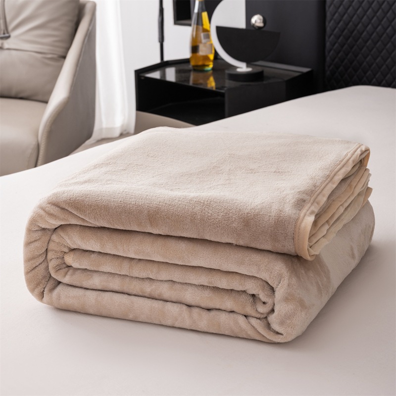 Nórdico flange mantas de peluche doble cara gruesa animación cuatro estaciones mantas de sofá general mantas de siesta mantas de piel
