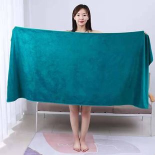 Household Big Towel Beauty Salon Towel Bath Towel Bath Center Super Absorbent Bed Towel Special for Massage Bed Sheets