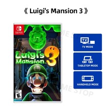 Nintendo Swtich Luigi Mansion 3 Stander Edition Games card