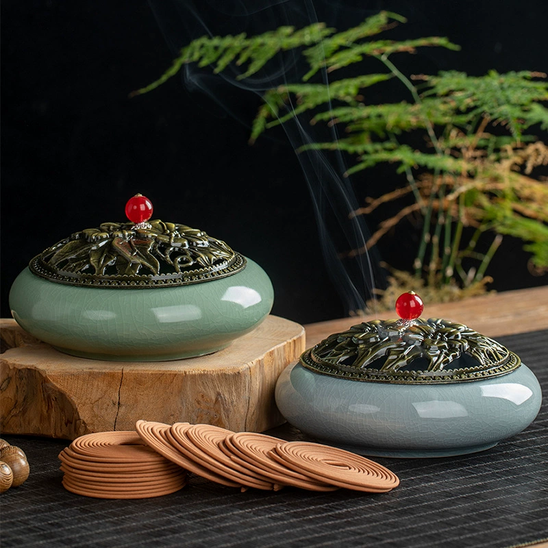 Фабрика прямой трещина льда Ge печь сандалового дерева большой благовония лоток для благовоний комаров лоток для благовоний