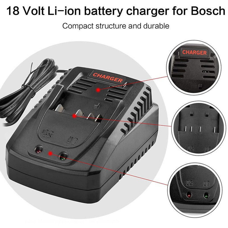 博世充電器ボッシュ14.4v、18V電動工具リチウム3a快充電器メーカー直販|undefined