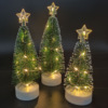Amazon Christmas Party Christmas home decoration atmosphere Swing mini LED glowing Christmas tree