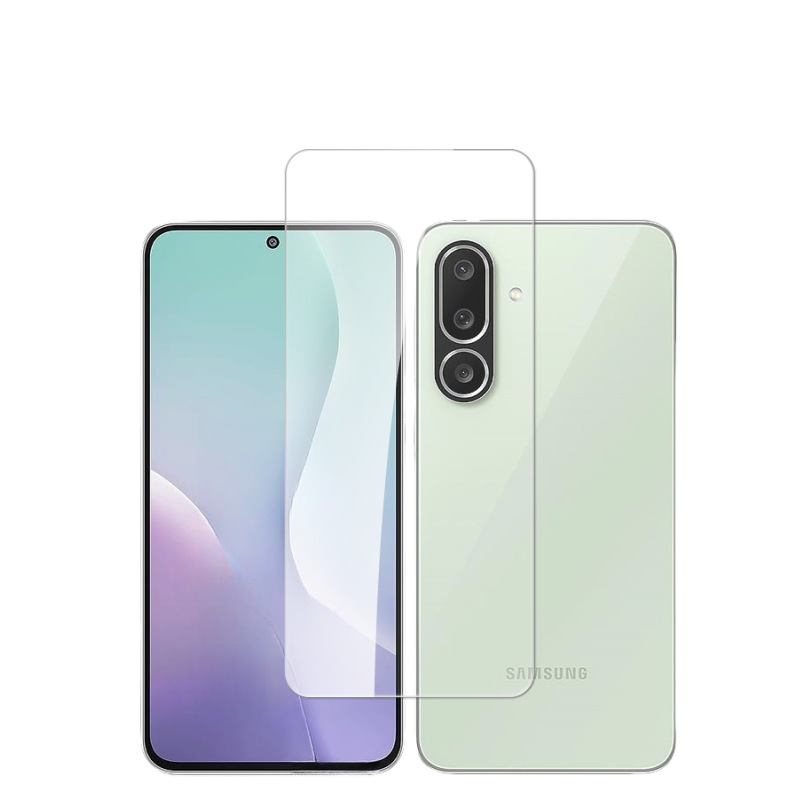 Película templada para Samsung F56, vidrio HD Galaxy M36, película anti-espía mate para Samsung, película protectora de pantalla dividida.