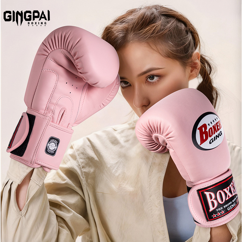 Professional Boxing Gloves for Adults, Men and Women, Muay Thai Sanda Fighting, Microfiber Leather Boxing Gloves for Sandbag Fighting, Actual Fighting