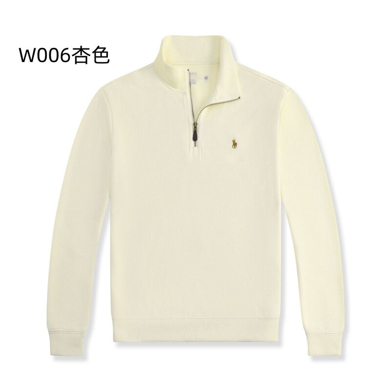 Cross-Border Spring and Autumn American-Style Rl Pony Embroidered Sweatshirt with Stand Collar, Half-Zip, Pure Cotton Polo Cardigan Casual Top Cross-Border Spring and Autumn American-Style Rl Pony Embroidered Sweatshirt with Stand Collar, Half-Zip, Pure Cotton Polo Cardigan Casual Top