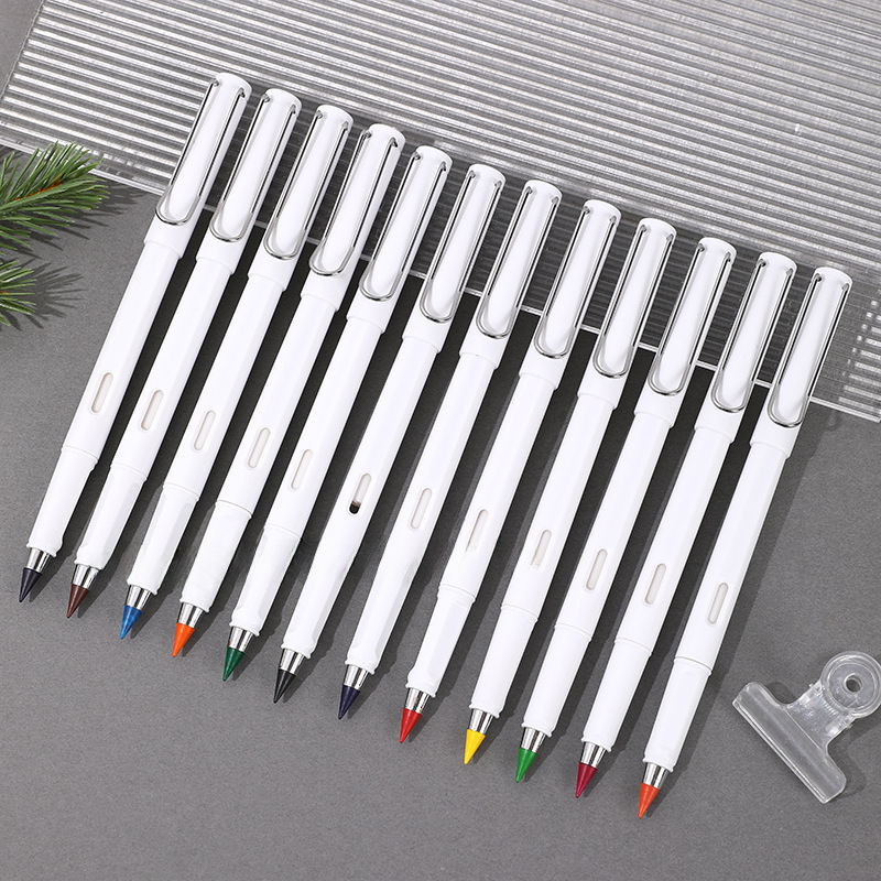 White pole color core black technology eternal positive pencil does…