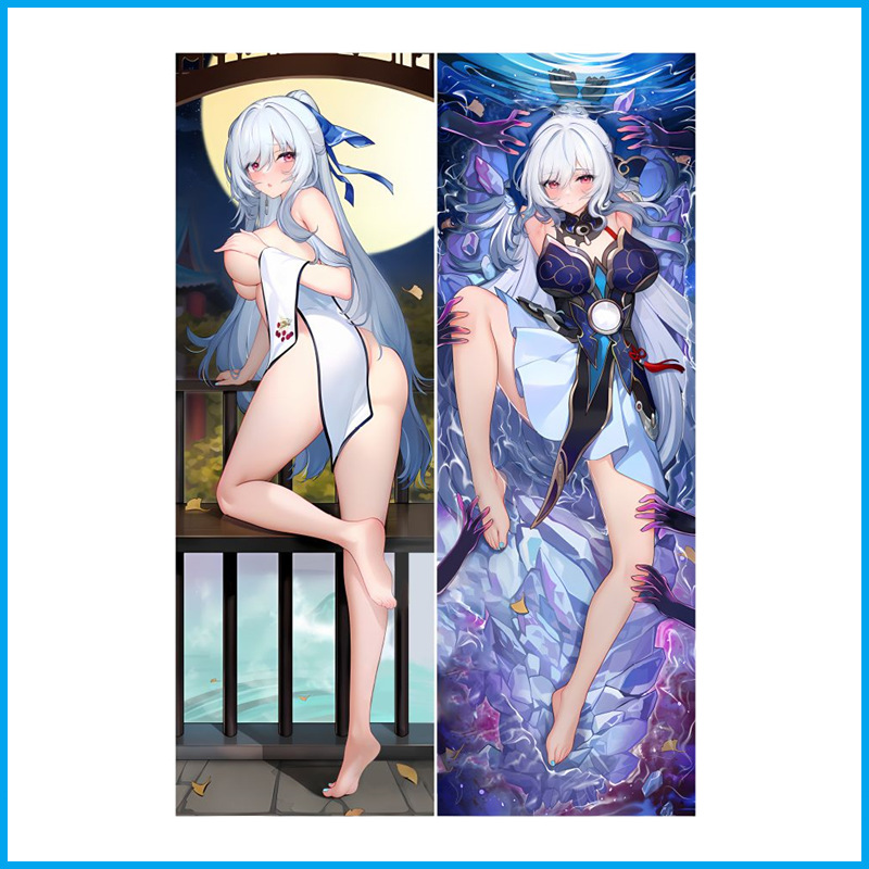 Honkai Star Rail Ganzkörper Anime Spiel Kissenbezug Plüsch Langes Kissenbezug Anpassbar