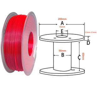 3D Printing Supplies Three-Color Printing Supplies Pla Filament Source Manufacturer Popular 3D Printing Toys Custom Wholesale