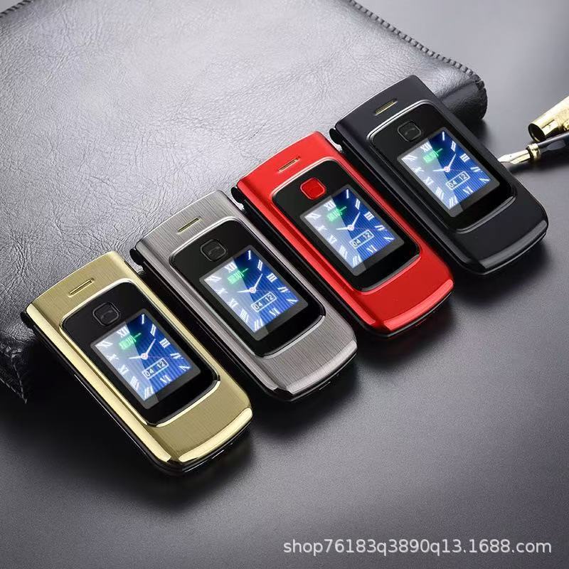 Foreign Trade Fashion Traditional Chinese Character Flip Button Phone K21 Full Network 4g Dual-Screen Senior Flip Phone